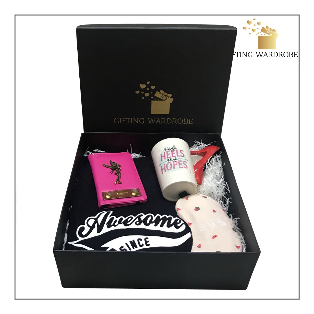 giftingwardrobe's tweet photo. Curate Your Own Hamper
Inlcudes High Heels Mug, Passport Cover, Tshirt, EyeMask
Shop Online at https://t.co/YlcF7s8Pua
#GIFTINGWARDROBE #INDIA #GIFTSFORHIM #GIFTSFORHER #UNIQUEGIFTS #BIRTHDAY #ANNIVERASY #HAMPERS #TRENDINGNOW #BESTGIFTS #MUMBAI #BESTGIFTS #ORDERNOW #ONLINEGIFTING https://t.co/bJPuGuJQtI
