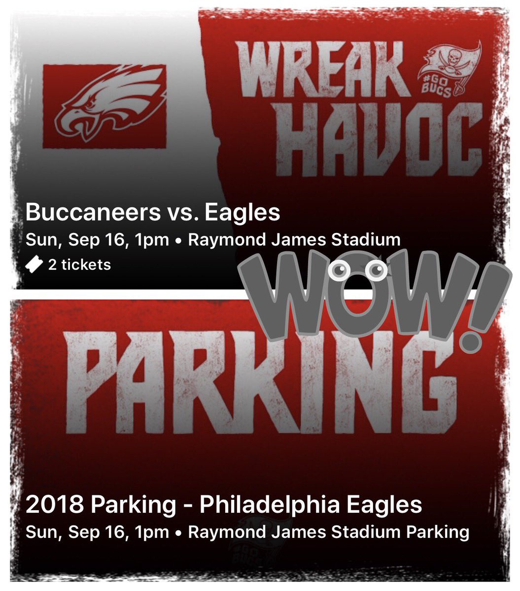 discountgarage's tweet photo. Attention Bucs Fans!! We have 2 club seats with parking to give away for the Eagles home opener!! RT and follow to enter to win! Winner will be chosen randomly on 9/10!! #WreakHavoc #DiscountGarageDoors https://t.co/X8gyzYu1Y1