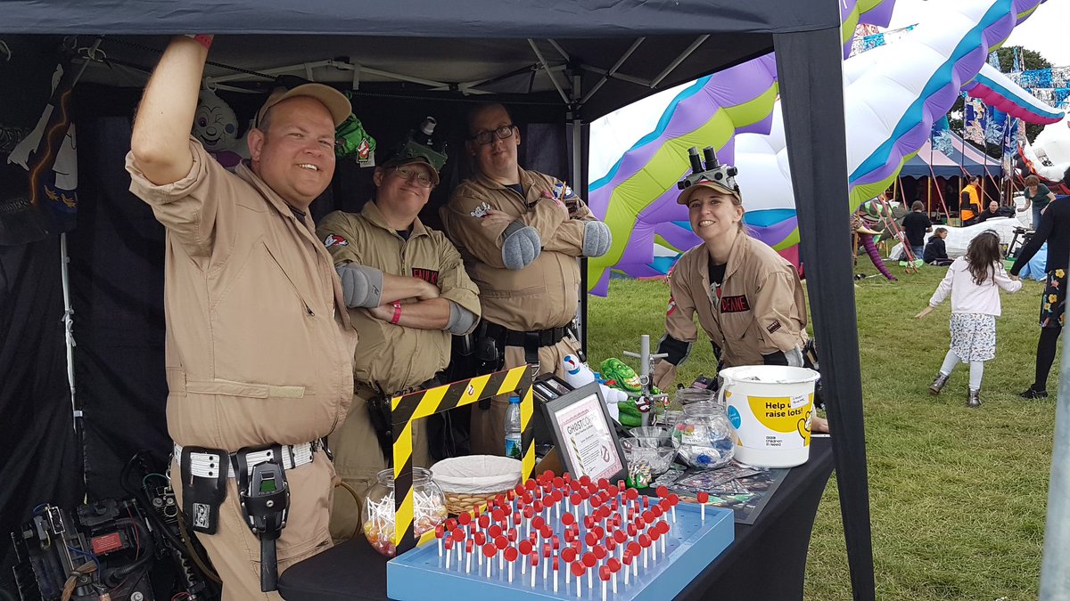 JaneDeane's tweet photo. Fantastic job yesterday #CarFest2018 to the East Sussex #ghostbusters Raised £333.41 for @BBCCiN Shame about the weather today, reckon we could have doubled it, but hey ho, we mustn't let the weather dampen our spirits! #northernexpressions https://t.co/hd6369WpxF