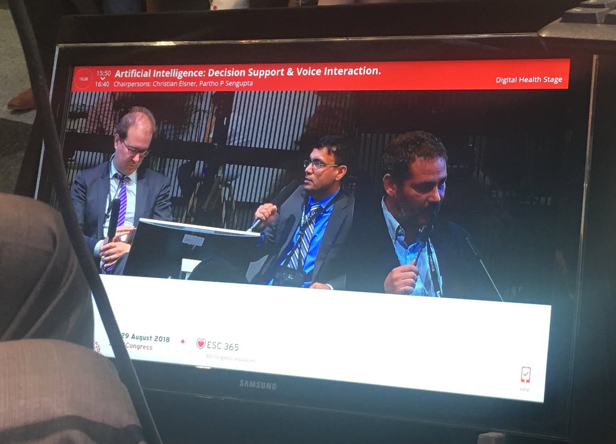 <a href="/healthhackhub/">UKSH IBM InnoHub</a> is in different sessions at the #ESCCongress - the Take Away for Digital Health in Cardiology: We need not only open source, but also open data and open algorithm initiatives - #qualityopendata for cardiology !