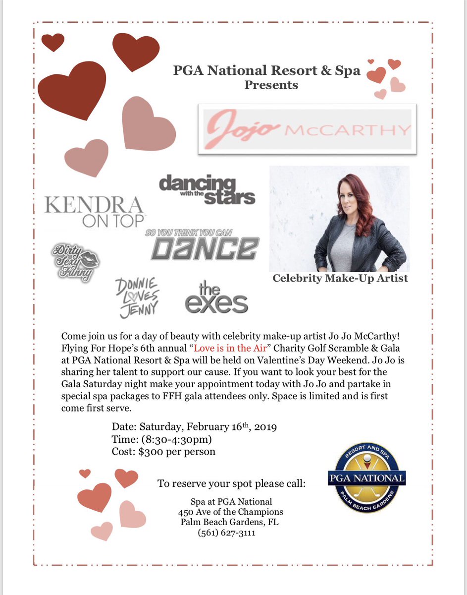 flying4hope's tweet photo. Flying For Hope is so excited to share 2 exciting events that will be happening the weekend of our 6th annual “Love is in the Air” charity golf scramble and gala at PGA National Resort &amp; Spa in Palm Beach Gardens, Florida. Come join us for all events https://t.co/tom2uuSOkO https://t.co/LWtohwXadD