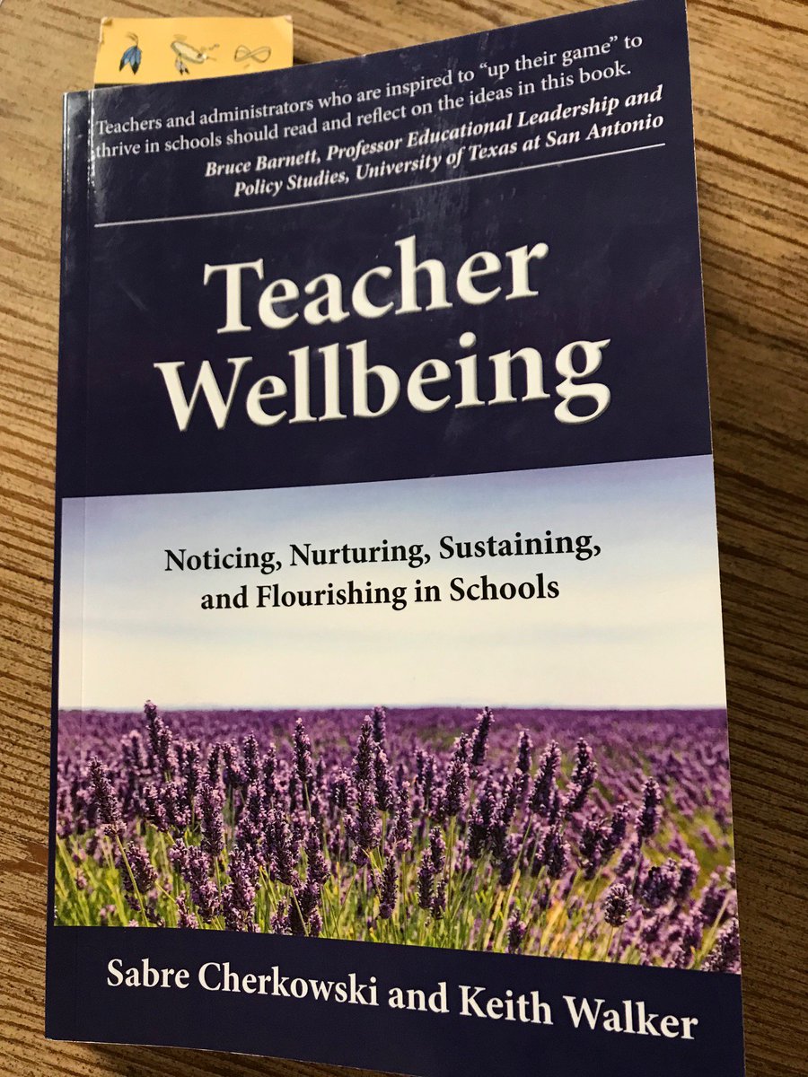 Halfway through this book and I'm appreciating the ideas and suggestions as we move into a new school year. Staff wellbeing is so essential for a healthy and thriving school community. #bced #SD53 #SESS <a href="/SabreCherkowski/">Sabre Cherkowski</a> <a href="/TomEccleston/">Tom Eccleston</a>