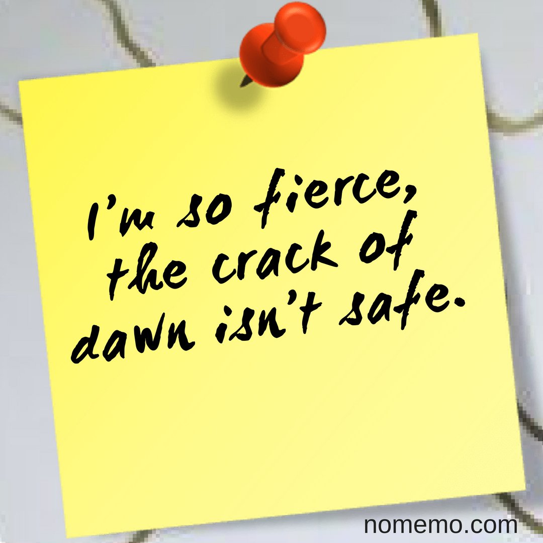 getnomemo's tweet photo. As you prepare for the week ahead, embrace your fierce side! #Fierce #GetnoMemo #EmpowerYourself https://t.co/kiKw7LdlQ0