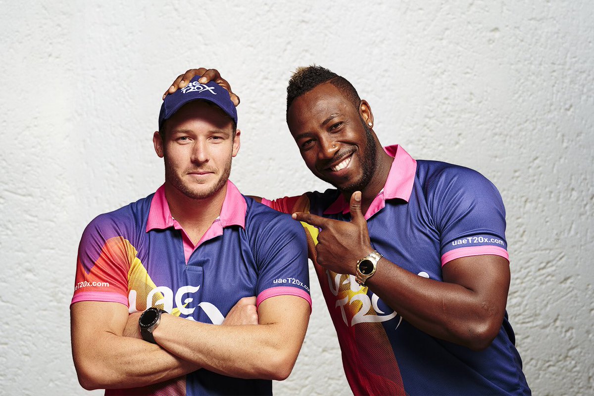 Looking forward to joining THIS guy at @UAET20x in December. It's going to be an awesome new T20 league 🏏 and will be great for developing new talent. Bring it on @DavidMillerSA12 #Superman #UAE