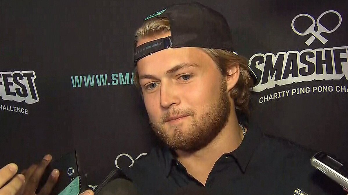 William Nylander with a beard