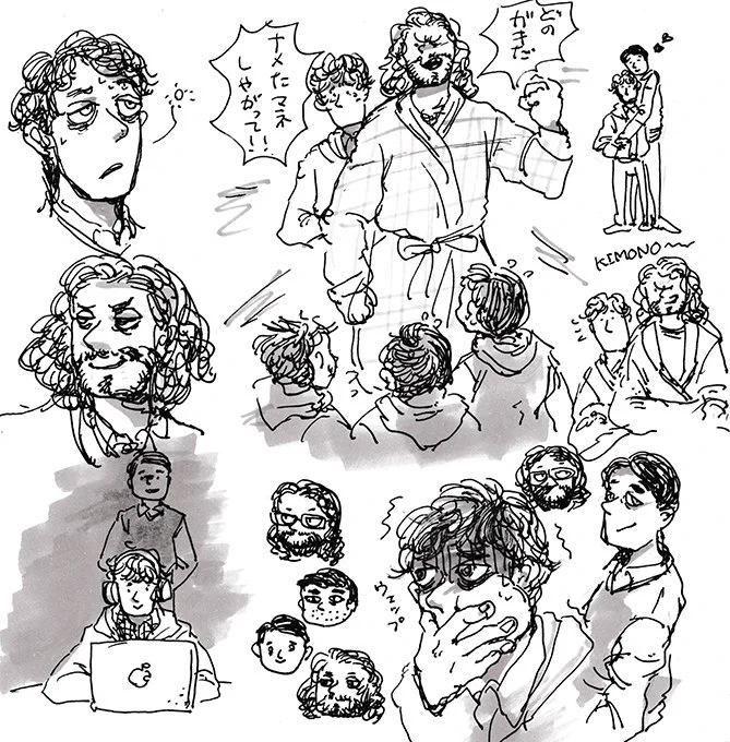 シリコンバレーみながらかいてたらくがき 