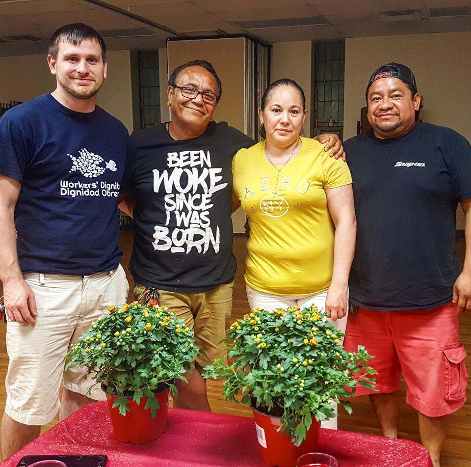 OhioLatinx's tweet photo. Me and #Sanctuary leader #EdithEspinal. Best birthday dinner surprise ever! I will be with this woman and her family till the end. #BirthdayLove #LetEdithStay #Not1More #ChingaLaMigra #AbolishICE https://t.co/xXHnMK1gTi