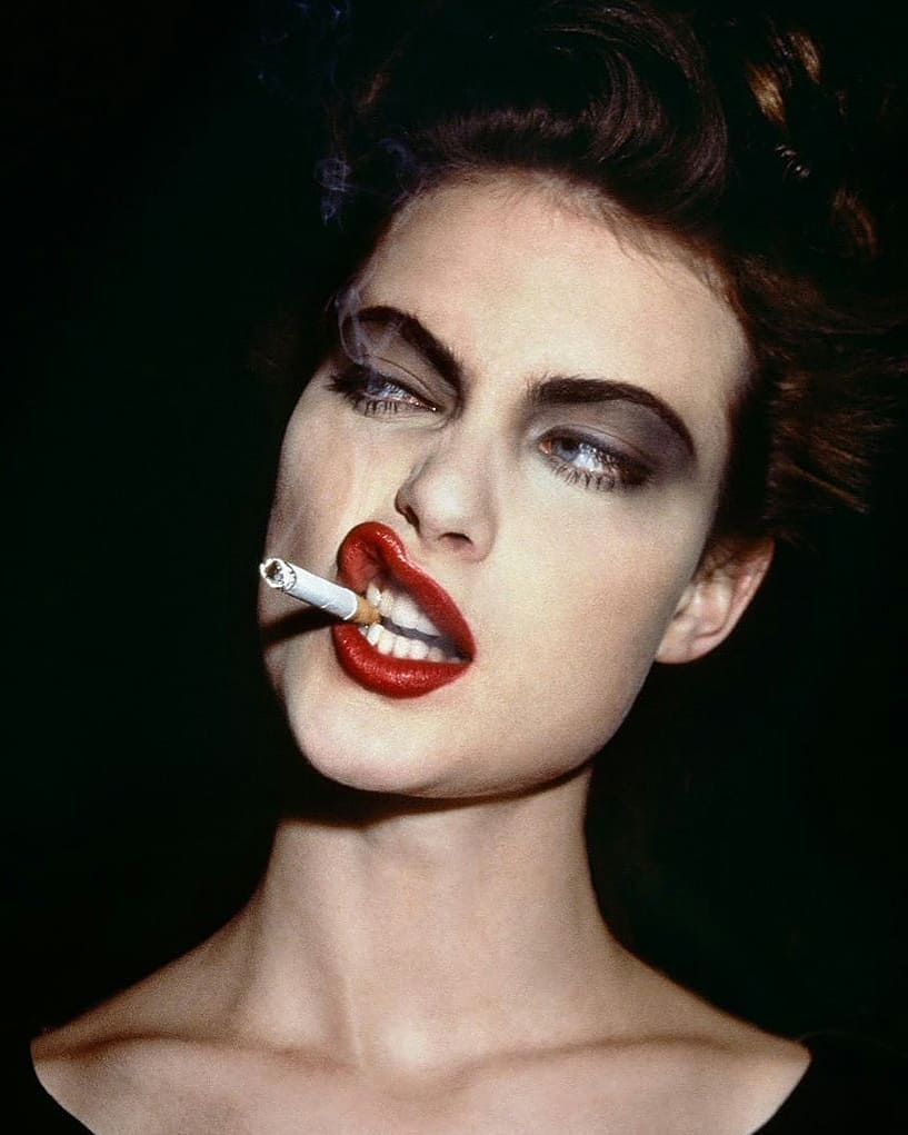 Iconique3's tweet image. Shalom Harlow by Roxanne Lowit