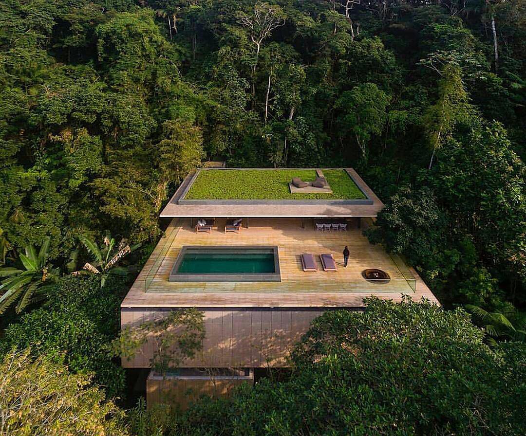 Iconique3's tweet image. Jungle House, Studio MK27 Marcio Kogan