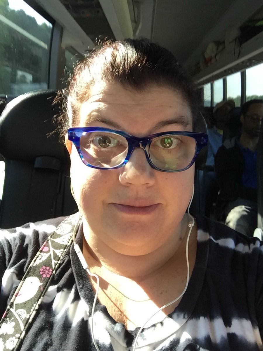 Yodaspawn's tweet photo. Two years ago on this date, I was on a Greyhound bus with no AC, headed to Nashville to meet total strangers who quickly became my sisters. I will never ever regret getting on that bus. #SnKTwitterGroup 😘❤️ https://t.co/omMACnMrnk