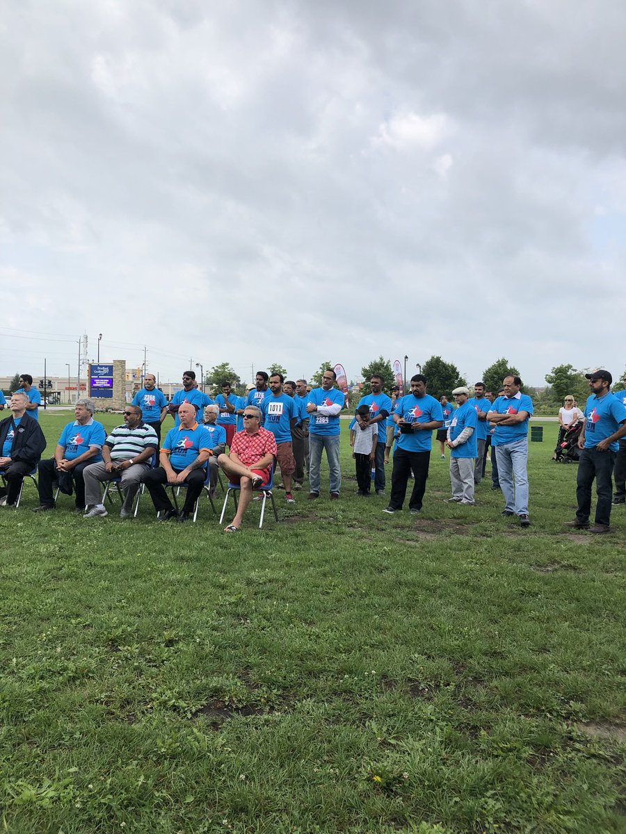 C_Mulroney's tweet photo. Great to be part of the Run for Bradford this morning. Hosted by @ahmadiyyaca, the race benefits Bradford Legion’s Raise the Roof Campaign and Air Cadet Corp Program. #YorkSimcoe https://t.co/hTT8sUzoxm