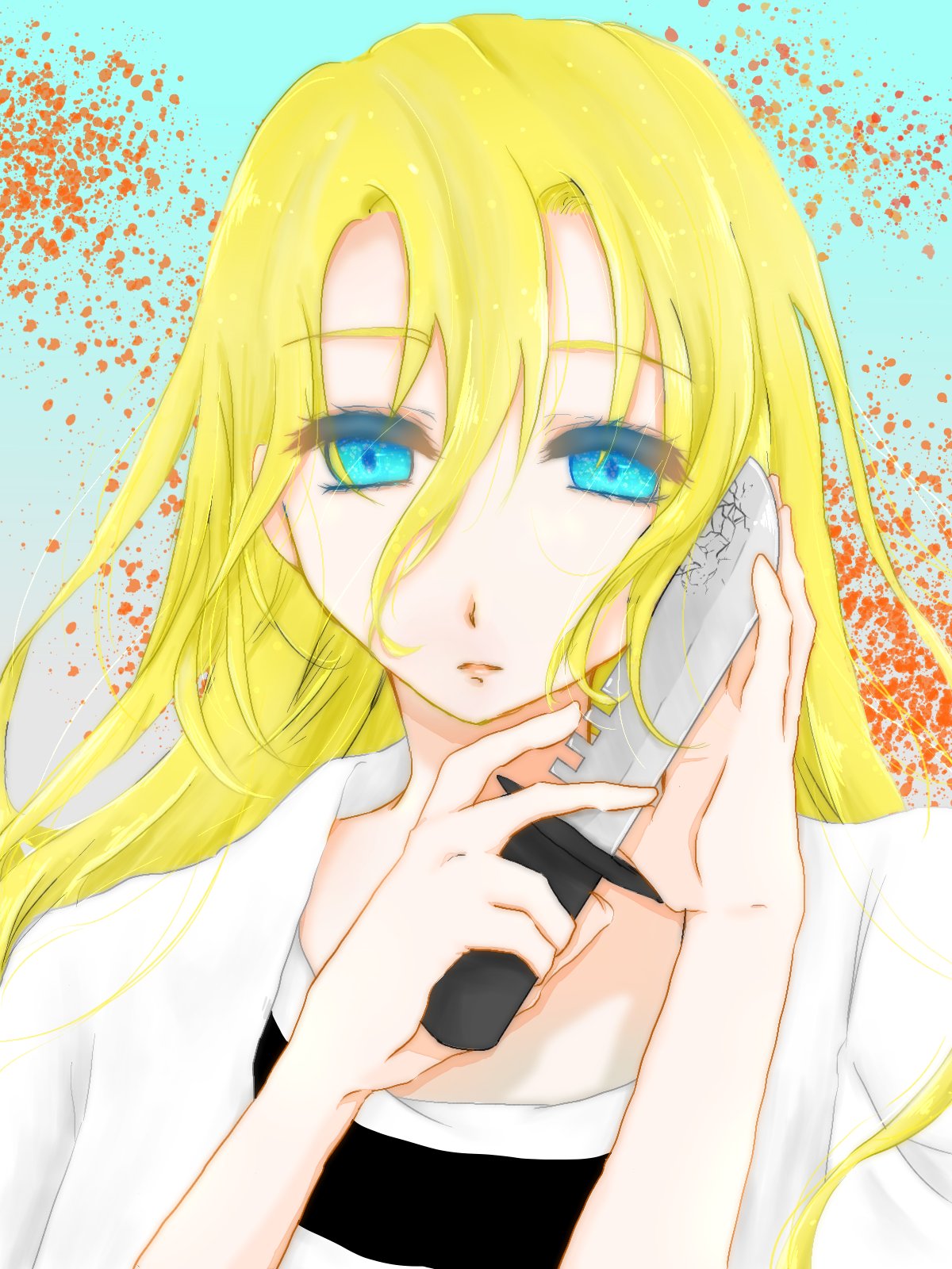 紫桃 レイチェル ガードナー 原作のナイフ描こうとしてアニメのナイフにしてしまったからヒビ入れといたｗ 殺戮の天使 レイチェル T Co Wkr8lfsmdc Twitter