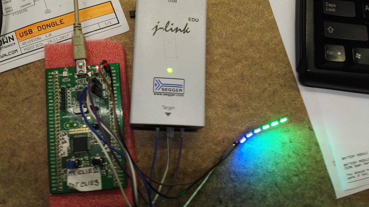 hubmartin's tweet image. Ported my #WS2812B DMA library to #STM32F3, #STM32F4, #STM32L0 and now also to the #STM32F1 series. Now you can with low memory usage drive thousands of digital LEDs on up to 16 outputs. sites.google.com/site/hubmartin… @ST_World #STM32F103C8T6 (Blue pill)