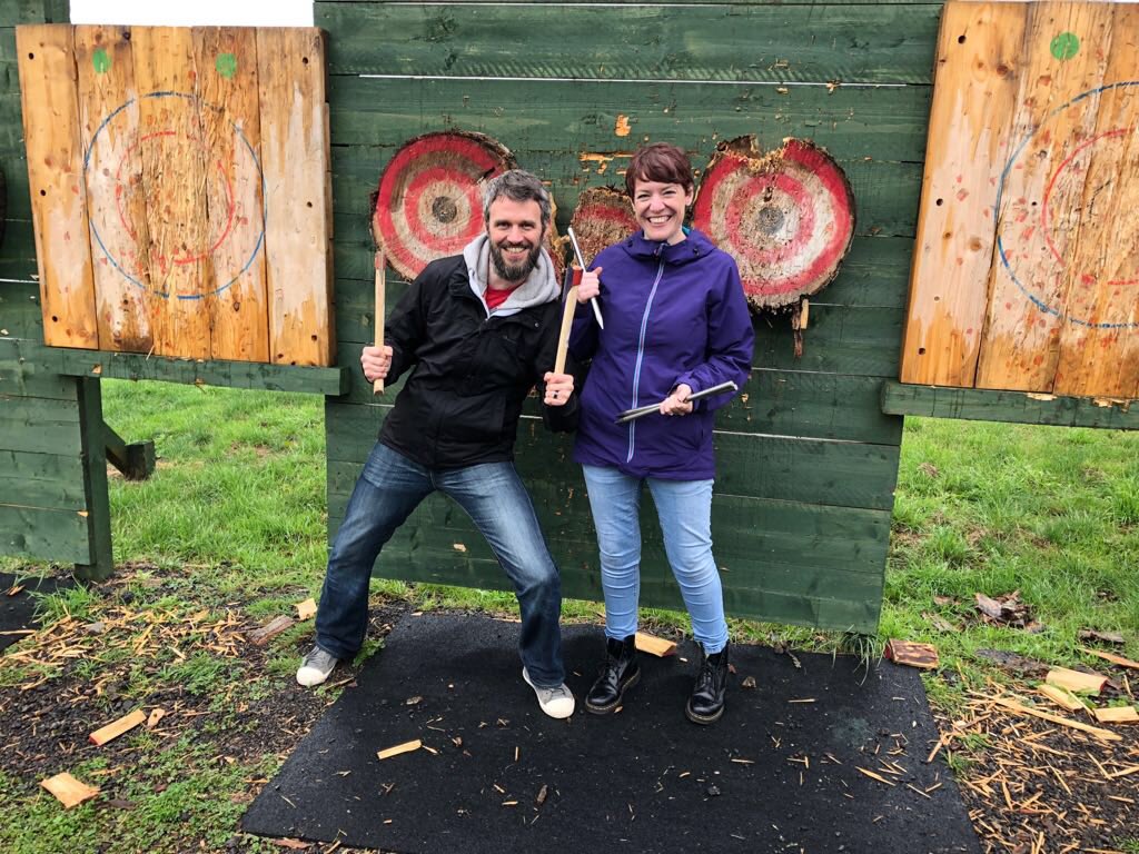 Channeling my inner Ragnar at ⁦<a href="/AdSportsWarwick/">Adventure Sports</a>⁩ - thanks to Keith and Dave for a great day 😃