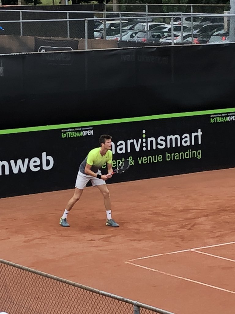 RotterdamOpen's tweet photo. Congrats/gefeliciteerd/félicitations @manuelguinard 🏆 winnaar Rotterdam Open 2018 #Rotterdam #internationaltennistournament #ITFFuture #tennis https://t.co/SvNj3Q2e62