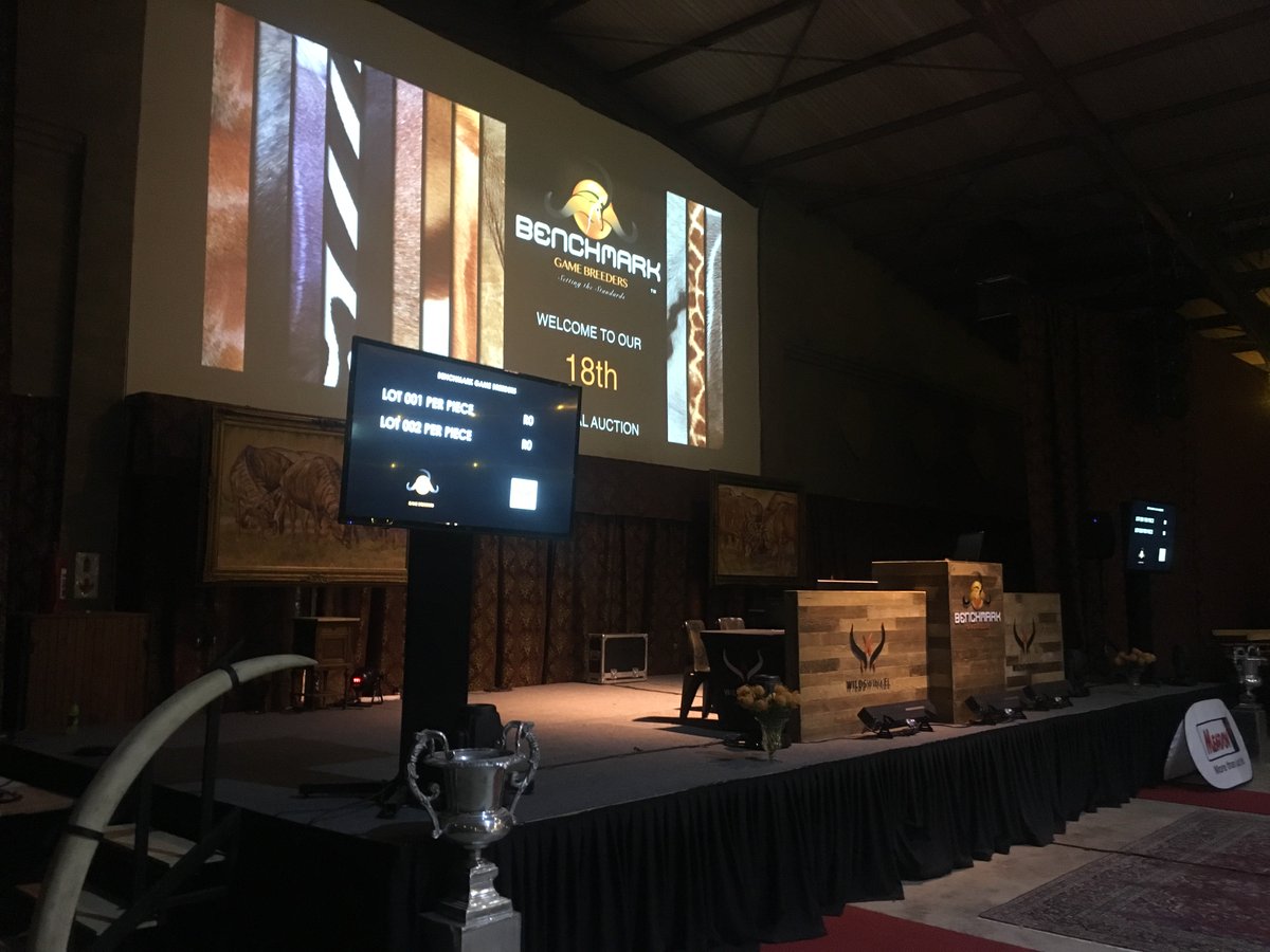 AFRILIVE's tweet image. The 2018 Benchmark Game Breeders Auction was brought to you by @Wildswinkel and was produced and Live Streamed by Afri Live Stream and Productions, proudly sponsored by Meadow Feeds #BenchmmarkGameBreeders @BenchmarkGameSA @bjvgamebreeders  @ChimoyoWildlife #janfouriemeintjeswild