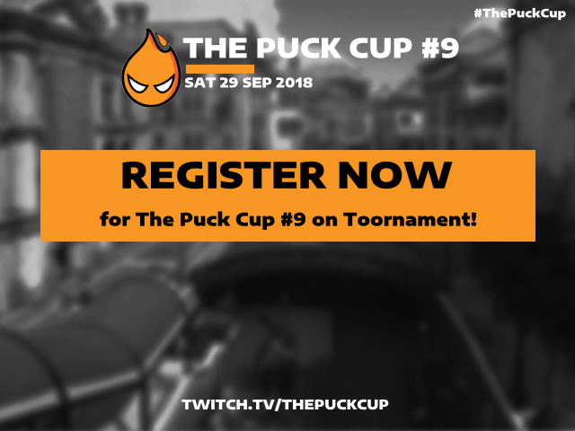 thepuckcup's tweet photo. REGISTRATIONS OPEN for the 9th edition of #ThePuckCup. 

🕹Overwatch 
📅29 September 2018 
⏰18:00 BST  

Click below to sign up:
https://t.co/NMUchTDi04 https://t.co/iYEQsZdlcz