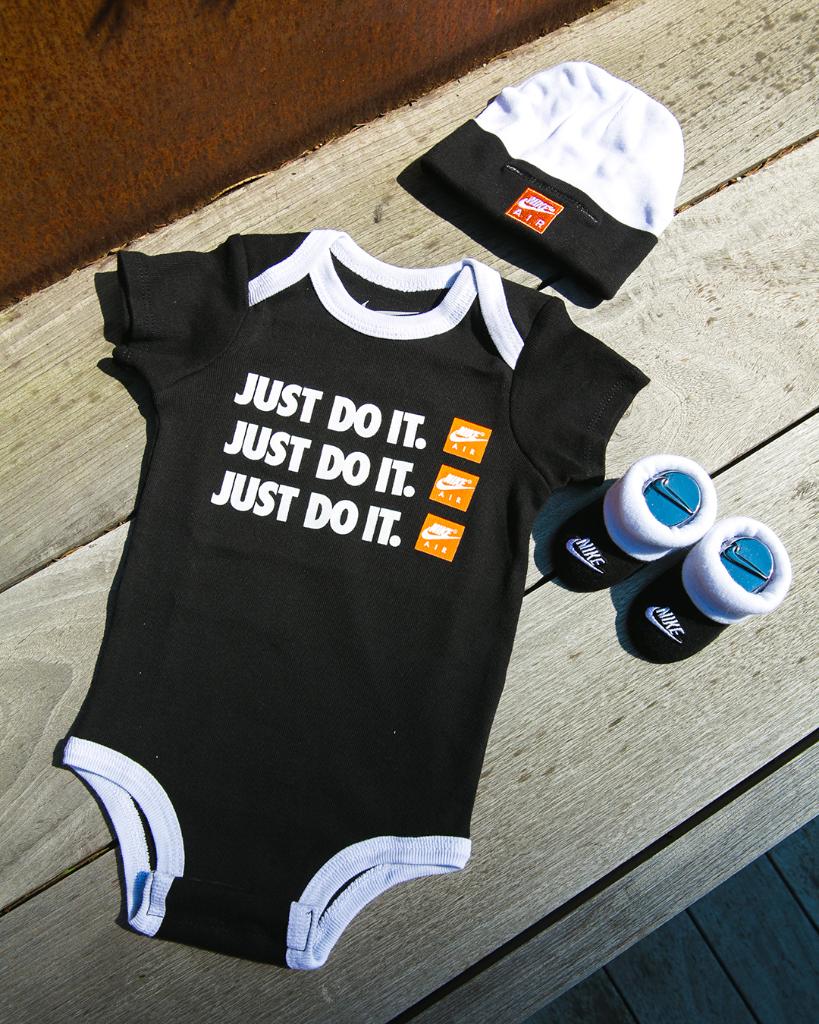 Start them young. This #Nike JDI Infant 