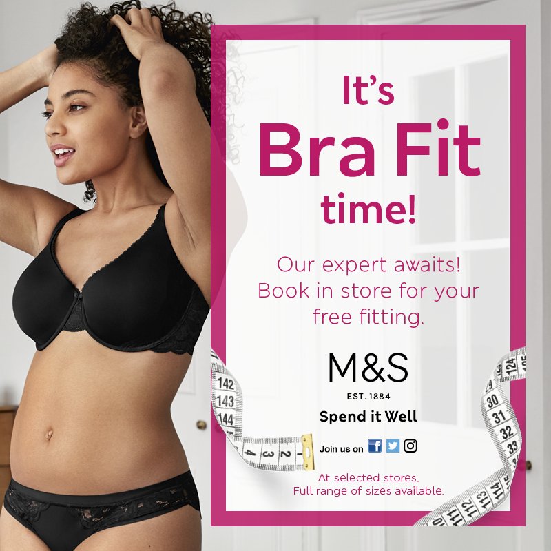m and s bra fitting