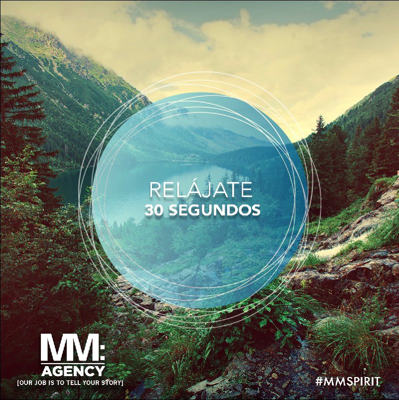 MMAgency_'s tweet photo. "El sentimiento de paz proviene más de lo que pasa dentro de ti, que de lo que sucede en el exterior."
-Ness @nesszertu Respira y calma tu mente. #MMSpirit #MMAgency https://t.co/DBD4ZFocuU