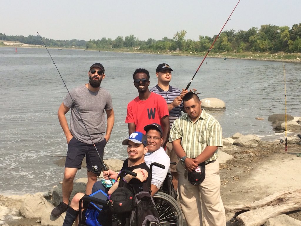 I go to Lockport is fishing a friend