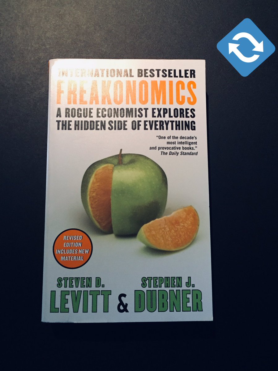 Rensning i bokhyllan 📚 fortsätter. 

Retweeta så har du chans att vinna ett bättre begagnat ex av boken <a href="/Freakonomics/">Freakonomics</a> 

#boktips #pratapengar