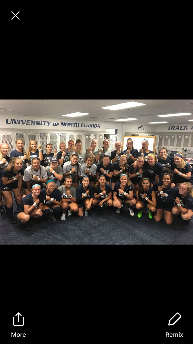 ShaggyAllmond's tweet image. Thank you UNF Soccer team for these photos. Warms our hearts ✊🏽❤️ #RIPdom