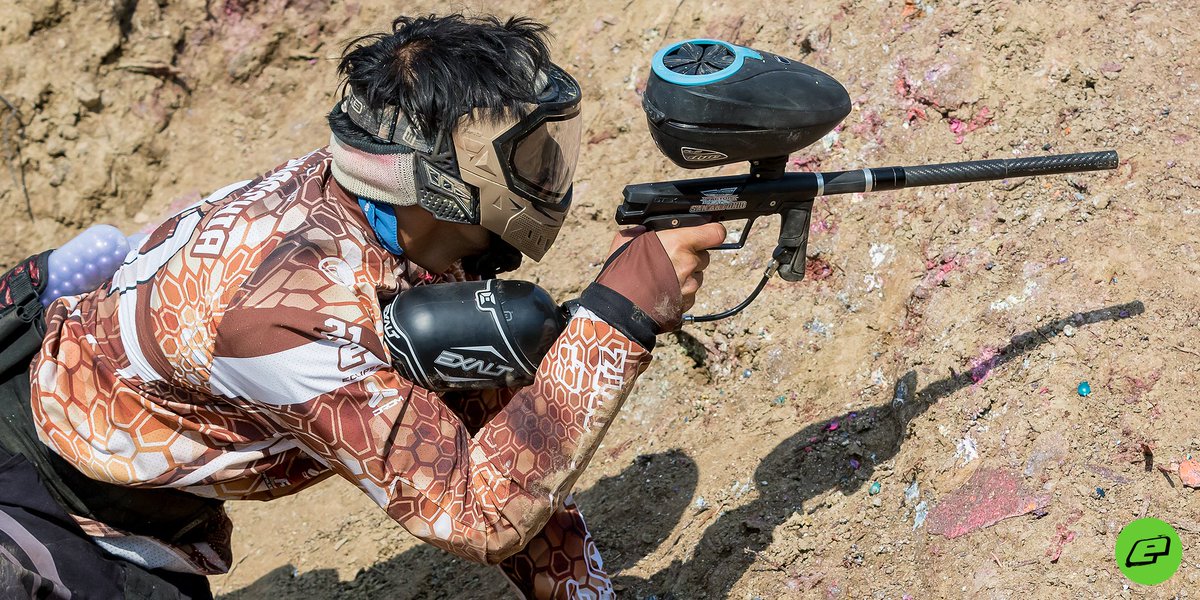 Planeteclipse's tweet image. And what better way to finish Mech Week than with the Iron City Classic 2018 winners, @XFactorPB .

Billy Bernacchia proving that mech isn't an issue for him when holding a steady line.

#planeteclipse #mechweek #gmek #paintball #mechanical #unstoppable