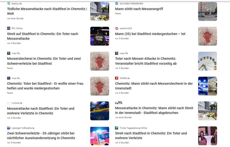 yddras's tweet photo. Da immer wieder behauptet wird, der Getötete selbst würde niemanden interessieren, hier nochmal ein Überblick über die regionalen und überregionalen Berichte dazu: #Chemnitz #S2608 https://t.co/vr8uO8dkuD