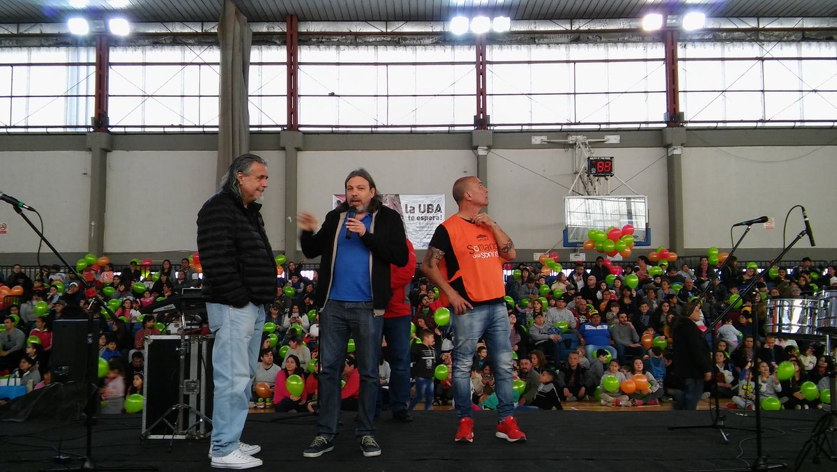 Presencia de @ADUBAArgentina en el #FestivaldelaNiñez en @UBAonline