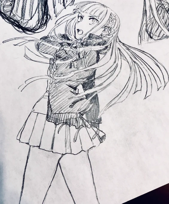 ダンガンロンパの霧切ちゃんらくがき 