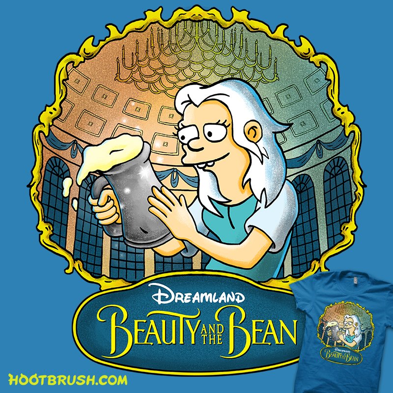 hootbrush's tweet photo. Princess Bean found true love! 
#disenchantment #mattgroening #netflix
Disponible en / Available at:
RedBubble: https://t.co/PLBMqHBCaV
TeePublic: https://t.co/7fDnKO6Qy7
LaTostadora: https://t.co/ubRBjd76tW
NeatoShop: https://t.co/F3l1qAm8Xo https://t.co/7Z2zgCVq45