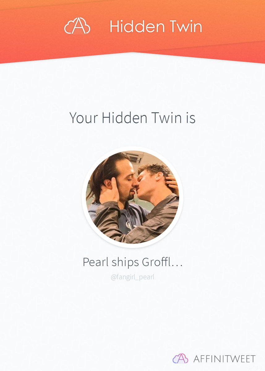 lizzie_eilers's tweet photo. #Affinitweet Hidden Twin
fangirl_pearl is my hidden twin 😱
Find out who is yours!
via https://t.co/T0dsoMOebP https://t.co/M3TaTm5wmm