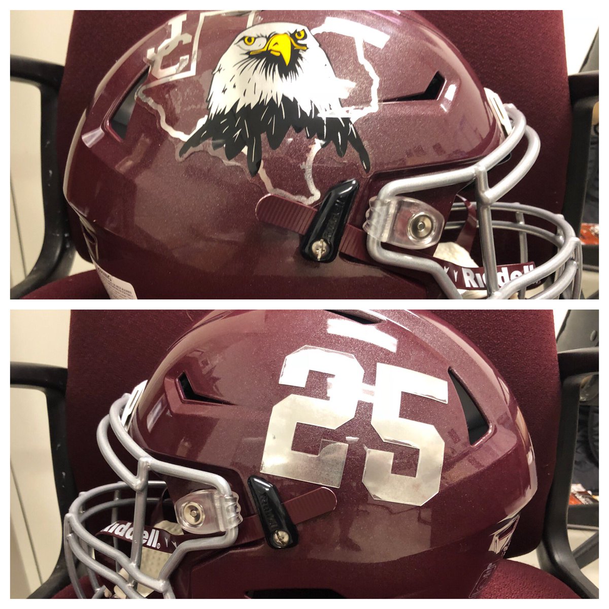 DTSine's tweet photo. Eagle Nation Helmets-N-Heroes Wednesday August 29th 5:45 PM-Fieldhouse! Varsity players bring that Special Family Member to help you get your helmet GAMEDAY ready! Moms had ChalkTalk, now it’s time for the Dad’s or Heroes! #CultureShock #Booyah #WeRJC! https://t.co/66wWpnCQmm