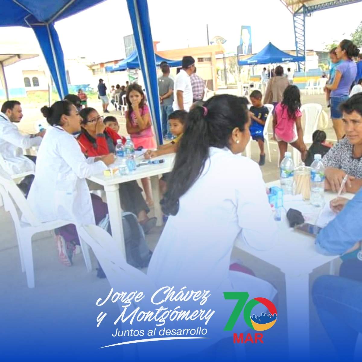 JorgeChavezV2's tweet photo. @JorgeChavezV2 @ElOroMAR70 @MongoAmigo @MongoSanchezR  con éxito se realizó las brigadas comunitarias "Jorge Chávez V." en la Parroquia Nuevo Santa Rosa https://t.co/Sw1LrTdjwt