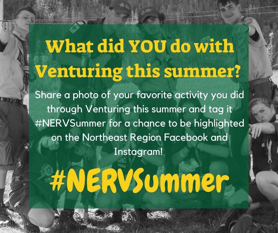 NERVPresident's tweet image. How did you #leadtheadventure this summer? Share it with #NERVsummer for a chance to be featured on our social media!! Can’t wait to see what Venturers in the NER have been up to 😁