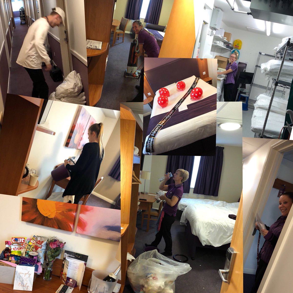 emmap61's tweet image. #OneTeamOneDream at @pi_dudley ... all departments pulling together to get the hotel turned round for our arrivals, Breakfast Chef, Ground Floor, Duty Manager and OM all together as one in rooms ❤️(&amp;amp; we still had time for a #PIWOW) @MidlandssolusPi @walmsley_andrea @SDEBDD