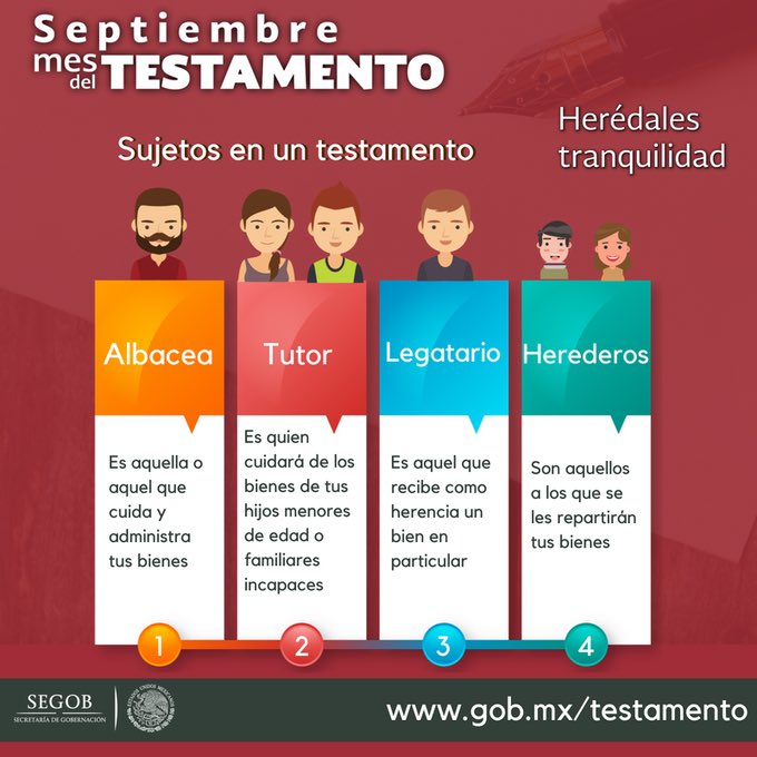 rgolmedo's tweet photo. Si este domingo se reúnen en familia, bien vale la pena que hablen sobre la importancia del testamento. Recuerde que las y los #Notarios del país brindan beneficios durante el mes de septiembre. https://t.co/dn7D668Vi8 https://t.co/t5xHcFJGjF