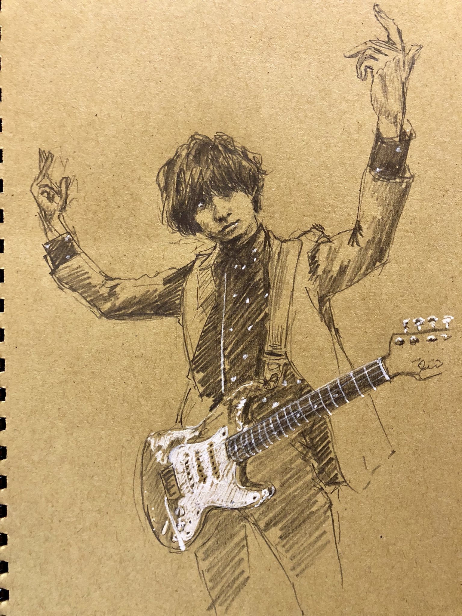 みやさん 尾崎無敵感 B5のシャーペン1本1発勝負 これにておやすみなさいﾄﾞﾛﾝ 尾崎世界観 クリープハイプ T Co Mxxbtdbx3w Twitter