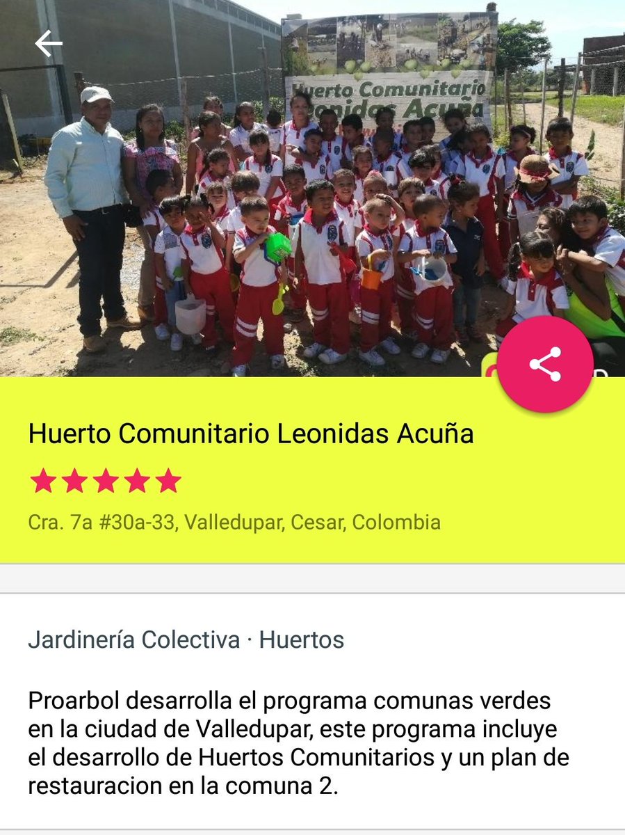 CUmapp's tweet photo. Más de 400 iniciativas como ésta tan chula que nos comparte @Proarbol_Col desde Colombia podrás encontrar en la app de #CUmapp y en https://t.co/uTH7oCWKwk https://t.co/yewcXdAOBw