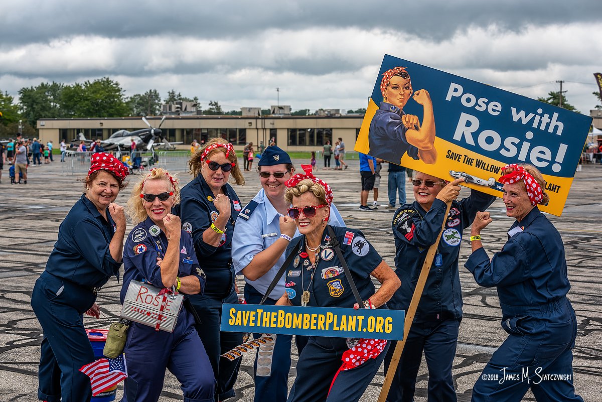 James Siatczynski (@jsiatczy) on Twitter photo Pose with Rosie! - Save the Bomber Plant - Thunder over Michigan - Willow Run Airport @savethebomber @yankeeairmuseum <a href="/ThunderOverMI/">ThunderOverMichigan</a> <a href="/NikonUSA/">NikonUSA</a> <a href="/PureMichigan/">Pure Michigan</a> <a href="/MichiganHist/">Michigan's Past</a> #aviation Pose with Rosie! - Save the Bomber Plant - Thunder over Michigan - Willow Run Airport @savethebomber @yankeeairmuseum <a href="/ThunderOverMI/">ThunderOverMichigan</a> <a href="/NikonUSA/">NikonUSA</a> <a href="/PureMichigan/">Pure Michigan</a> <a href="/MichiganHist/">Michigan's Past</a> #aviation