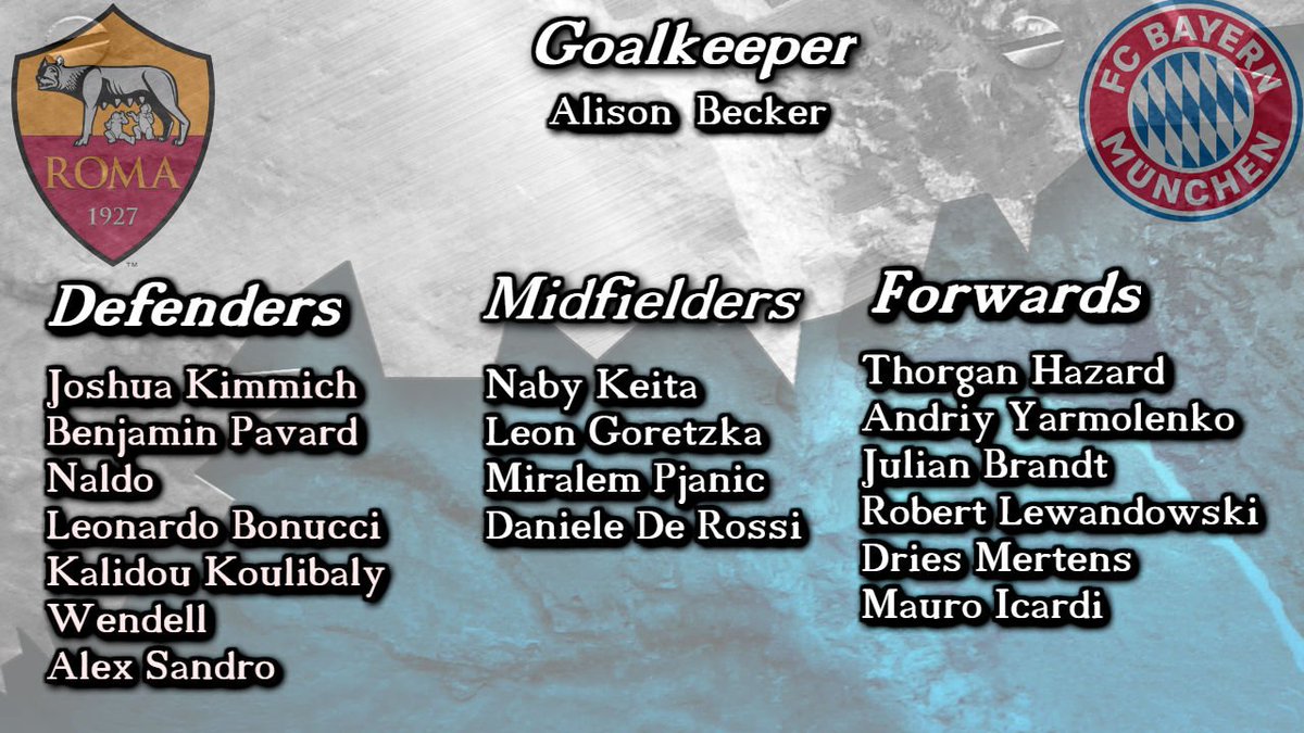 🚨 🚨 Squad announcement for the quarter finals of the AbsoulteFM Trophy 🚨 🚨
