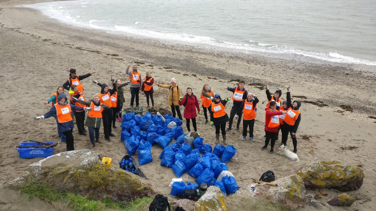 Incredible work done by volunteers today on a cleanup of Ireland's Eye, over 70 bags of rubbish was removed. Big thank you to <a href="/Sea_stainable/">Seastainability</a> for helping to organise and also to <a href="/IrelandsEyeFerr/">Ireland's Eye Ferries</a> for providing transport to the Island and to <a href="/BeshoffsofHowth/">Beshoffs of Howth</a> who supplied coffees.