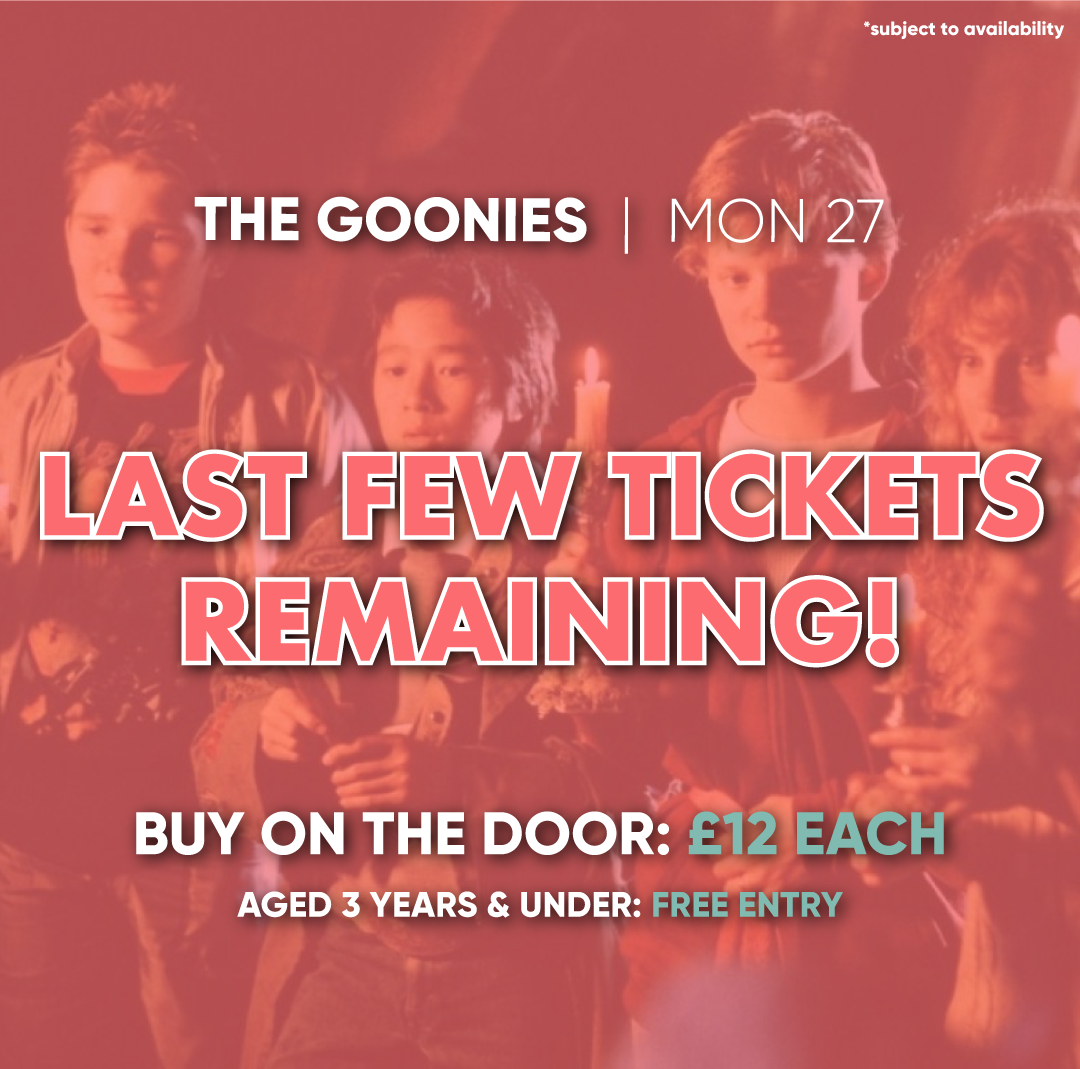 SuttonParkFF's tweet image. Come and watch the final movie at this years's #SuttonParkFilmFestival! The Goonies starts at 8pm - tickets now available at Boldmere Gate #SuttonPark  
#sutcolhour