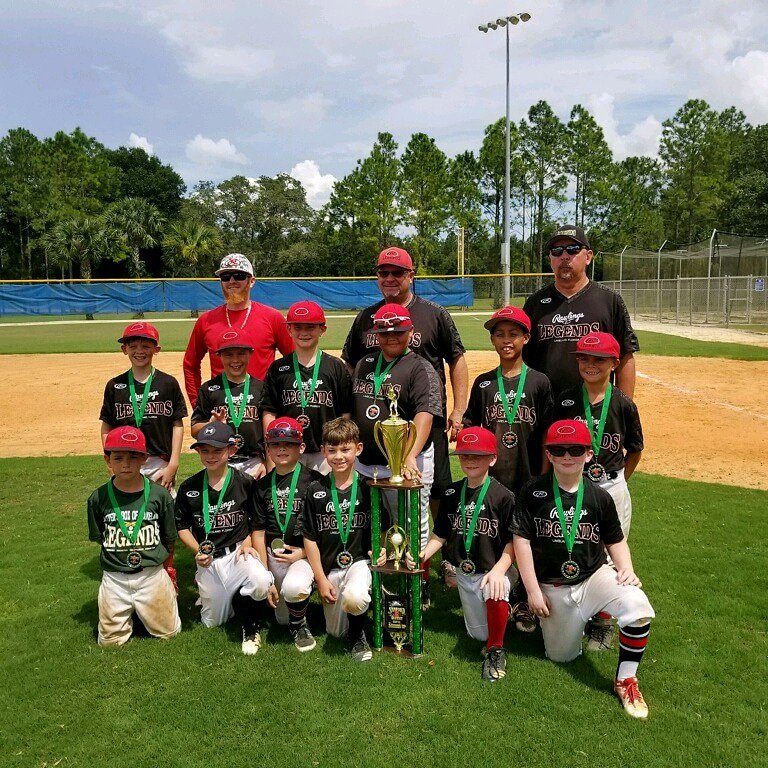 Rawlings Legends 10U placed 2nd 