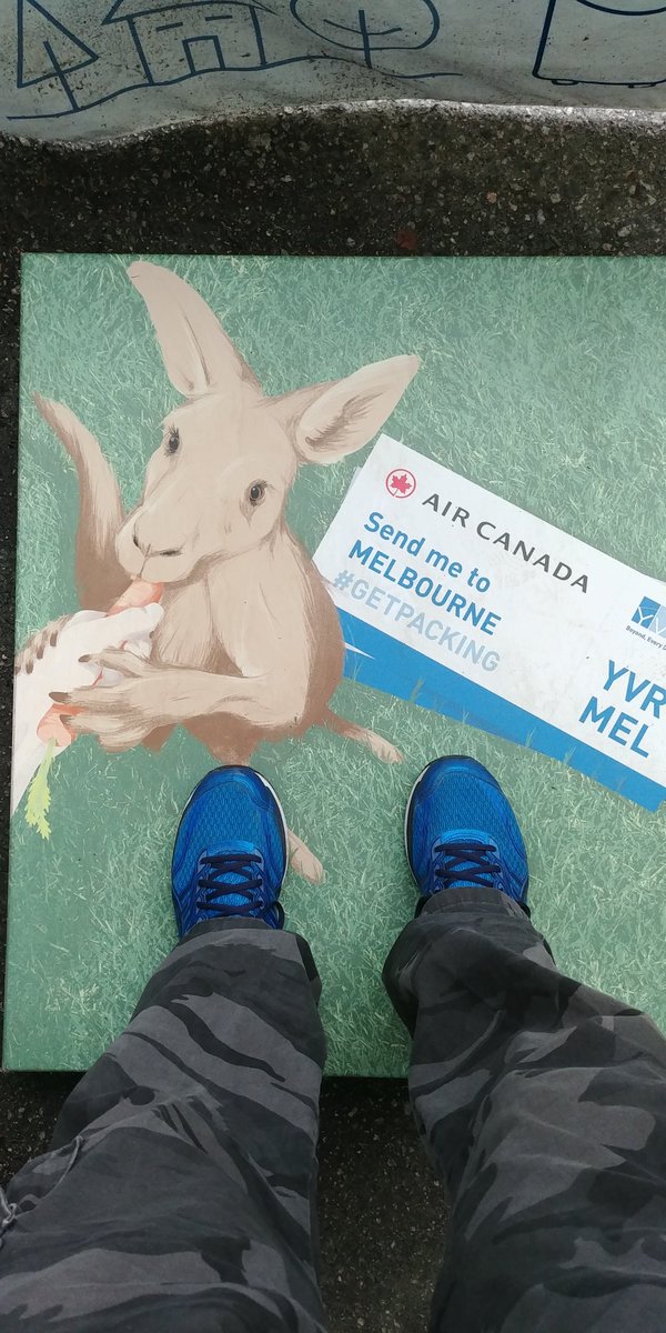 jagill's tweet image. Hey did you notice I have my traveling shoes on? Time to #getpacking @yvrairport!  G&apos;day mate!