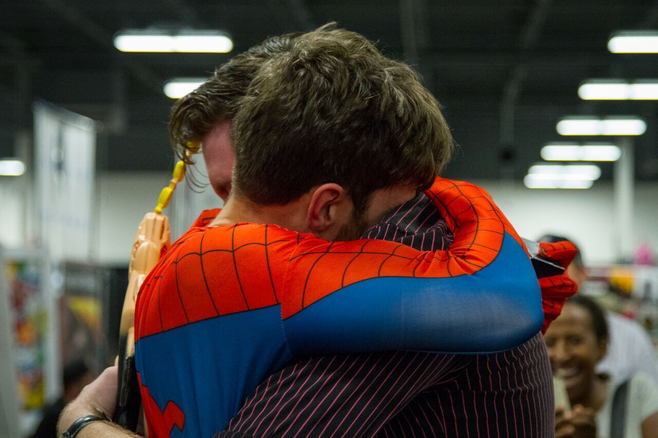 John Fenton on Twitter "Just a SpiderMan proposing to his boyfriend