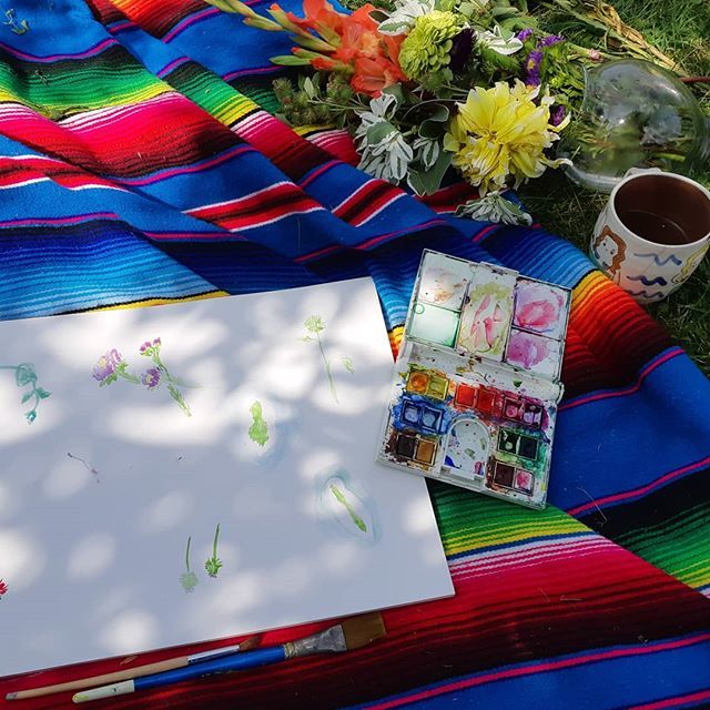 Self care Sunday! Taking time to sit and enjoy a beautiful, relaxing day while the baby naps beside me. Feeling oh so blessed. What is your go to for relaxing?
.
.
.
#selfcare #watercolor #herbaltea #flowers #gratitude ift.tt/2MUtFLq