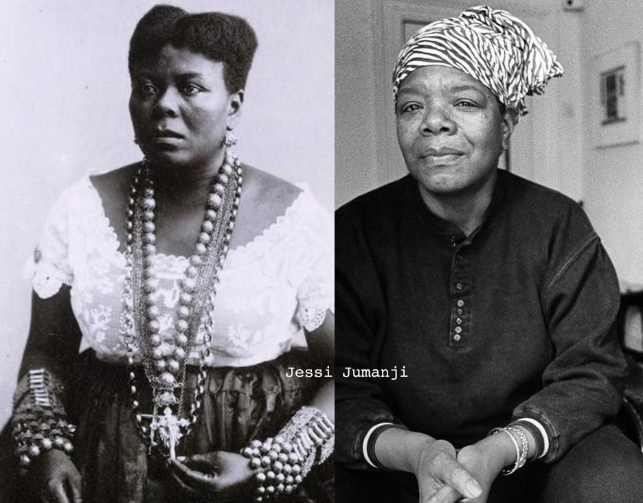 1884 vs 2000Afro-Brazilian woman of Bahia vs Maya Angelou