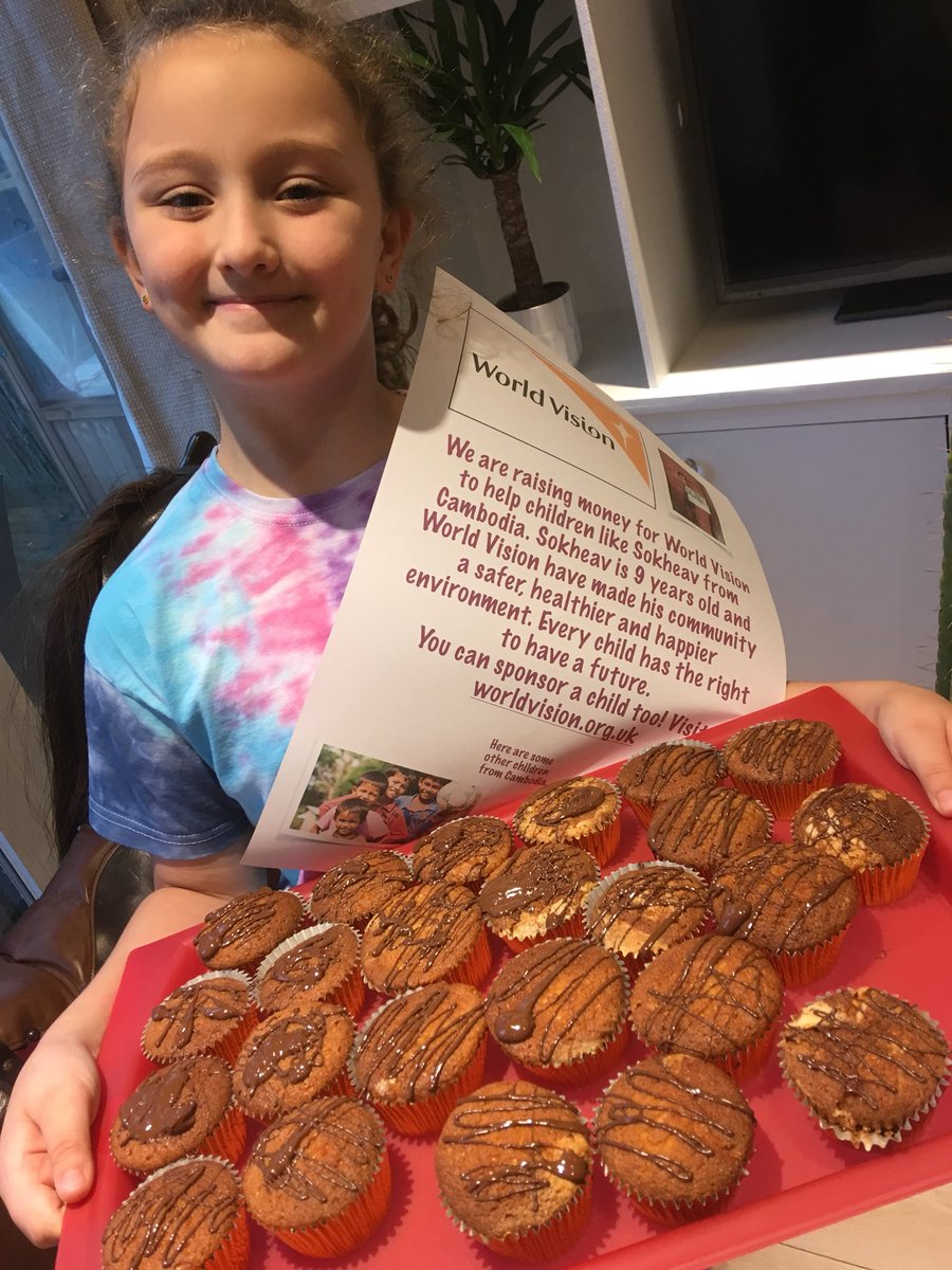 My amazing daughter and her friend are doing a bake sale tomorrow at the Langham Street Market for <a href="/WorldVisionUK/">World Vision UK</a> <a href="/rutland_radio/">Rutland Radio</a> 💖